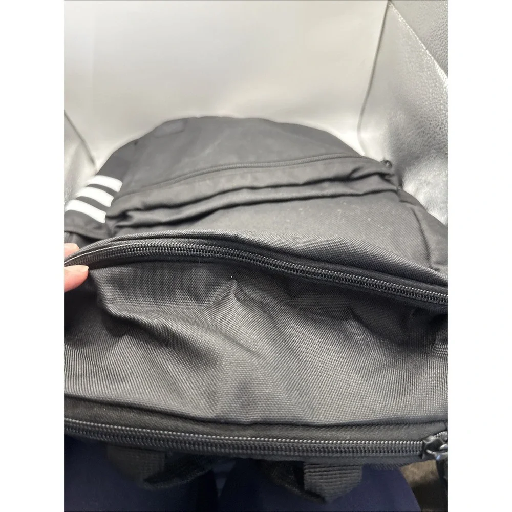 Adidas Classic 3-Stripe Backpack 5.0, Black/White, One Size, Black/White ‎ NWT